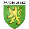 Prades-le-Lez 34 ville Stickers blason autocollant adhésif