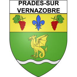 Pegatinas escudo de armas de Bazas adhesivo de la etiqueta engomada