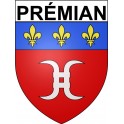 Prémian 34 ville Stickers blason autocollant adhésif