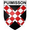 Puimisson 34 ville Stickers blason autocollant adhésif