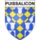 Puissalicon 34 ville Stickers blason autocollant adhésif