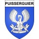 Puisserguier 34 ville Stickers blason autocollant adhésif