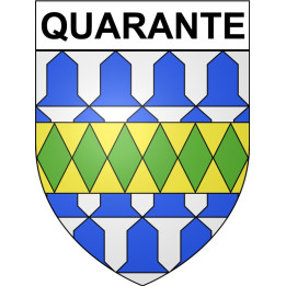 Stickers coat of arms Bazas adhesive sticker