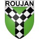 Roujan 34 ville Stickers blason autocollant adhésif