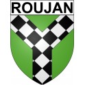 Roujan 34 ville Stickers blason autocollant adhésif