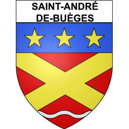 Stickers coat of arms Bazas adhesive sticker