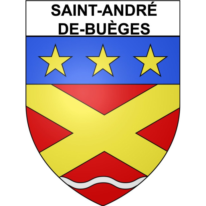 Stickers coat of arms Bazas adhesive sticker