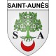 Saint-Aunès 34 ville Stickers blason autocollant adhésif