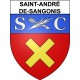 Saint-André-de-Sangonis 34 ville Stickers blason autocollant adhésif