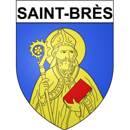 Stickers coat of arms Bazas adhesive sticker