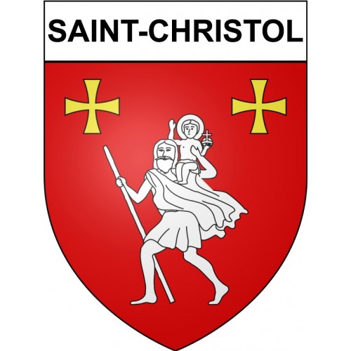 Saint-Christol 34 ville Stickers blason autocollant adhésif