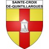Sainte-Croix-de-Quintillargues 34 ville Stickers blason autocollant adhésif