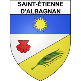 Stickers coat of arms Bazas adhesive sticker