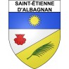 Saint-étienne-d'Albagnan 34 ville Stickers blason autocollant adhésif