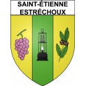 Saint-étienne-Estréchoux 34 ville Stickers blason autocollant adhésif