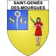 Saint-Geniès-des-Mourgues 34 ville Stickers blason autocollant adhésif