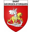 Saint-Georges-d'Orques 34 ville Stickers blason autocollant adhésif