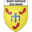 Saint-Gervais-sur-Mare 34 ville Stickers blason autocollant adhésif