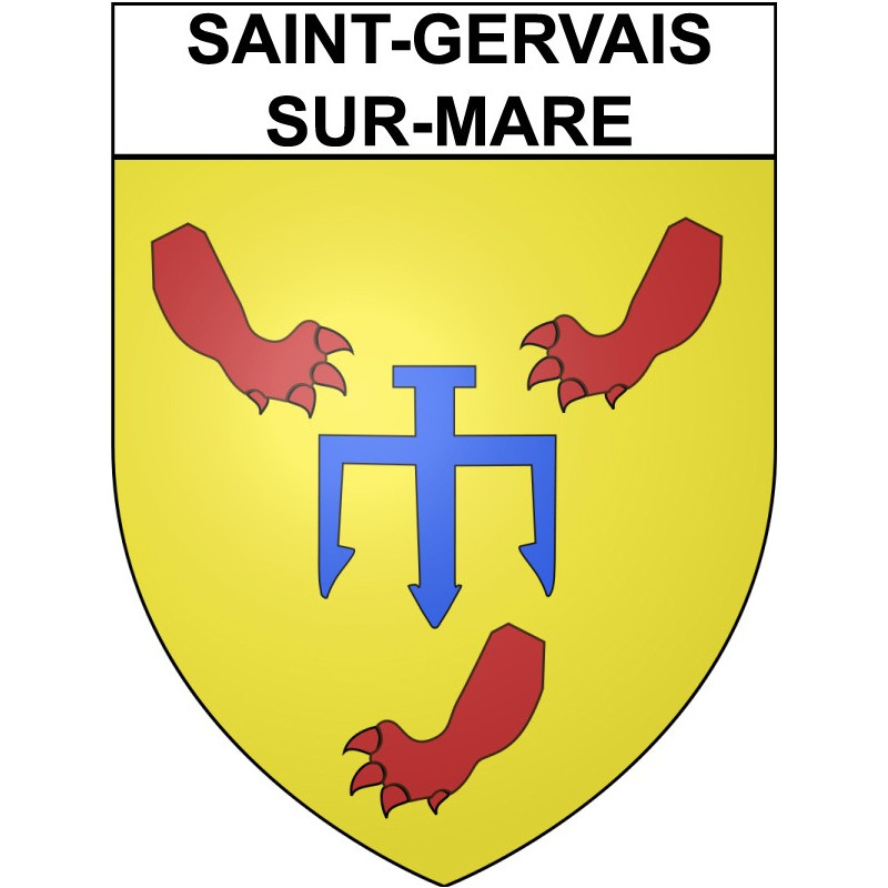 Stickers coat of arms Bazas adhesive sticker