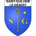 Saint-Guilhem-le-Désert 34 ville Stickers blason autocollant adhésif