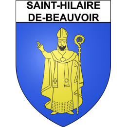 Saint-Hilaire-de-Beauvoir 34 ville Stickers blason autocollant adhésif