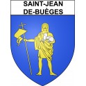 Saint-Jean-de-Buèges 34 ville Stickers blason autocollant adhésif