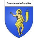 Saint-Jean-de-Cuculles 34 ville Stickers blason autocollant adhésif