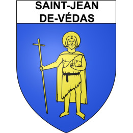 Stickers coat of arms Bazas adhesive sticker