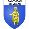 Saint-Jean-de-Védas 34 ville Stickers blason autocollant adhésif