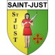 Saint-Just 34 ville Stickers blason autocollant adhésif