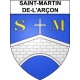 Saint-Martin-de-l'Arçon 34 ville Stickers blason autocollant adhésif