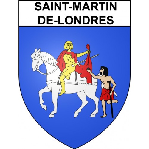 Saint-Martin-de-Londres 34 ville Stickers blason autocollant adhésif