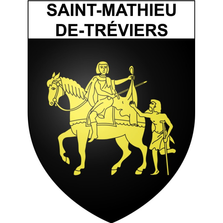 Stickers coat of arms Bazas adhesive sticker