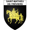 Saint-Mathieu-de-Tréviers 34 ville Stickers blason autocollant adhésif
