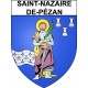 Saint-Nazaire-de-Pézan 34 ville Stickers blason autocollant adhésif