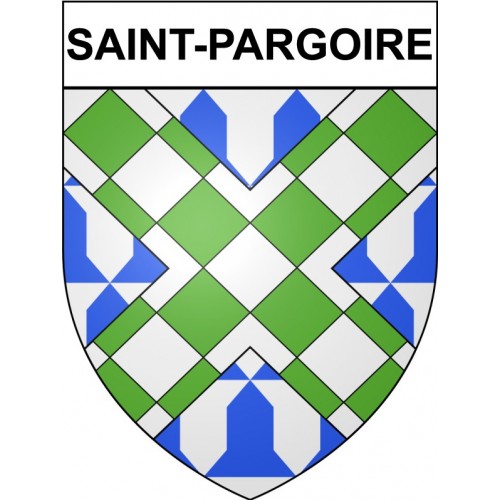 Saint-Pargoire 34 ville Stickers blason autocollant adhésif