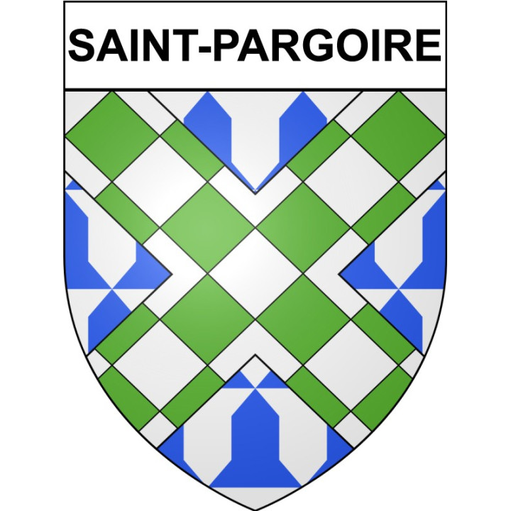 Saint-Pargoire 34 ville Stickers blason autocollant adhésif