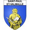 Saint-Paul-et-Valmalle 34 ville Stickers blason autocollant adhésif
