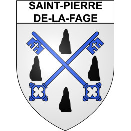 Stickers coat of arms Bazas adhesive sticker