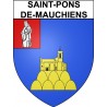 Saint-Pons-de-Mauchiens 34 ville Stickers blason autocollant adhésif