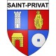 Saint-Privat 34 ville Stickers blason autocollant adhésif
