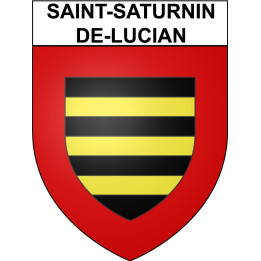 Saint-Saturnin-de-Lucian 34 ville Stickers blason autocollant adhésif