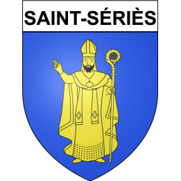 Saint-Sériès 34 ville Stickers blason autocollant adhésif