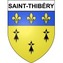 Saint-Thibéry 34 ville Stickers blason autocollant adhésif
