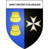 Saint-Vincent-d'Olargues 34 ville Stickers blason autocollant adhésif