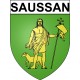 Saussan 34 ville Stickers blason autocollant adhésif
