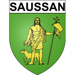 Stickers coat of arms Bazas adhesive sticker