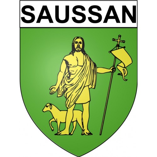 Stickers coat of arms Bazas adhesive sticker