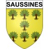 Saussines 34 ville Stickers blason autocollant adhésif