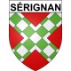 Sérignan 34 ville Stickers blason autocollant adhésif